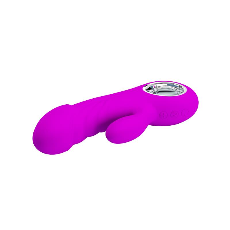 Vibrador Ansel USB Silicona Purpura 4