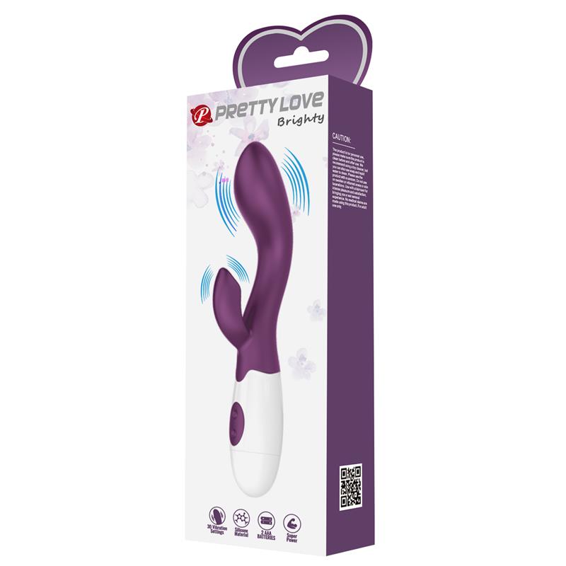 Vibrador Brighty 30 funciones Púrpura