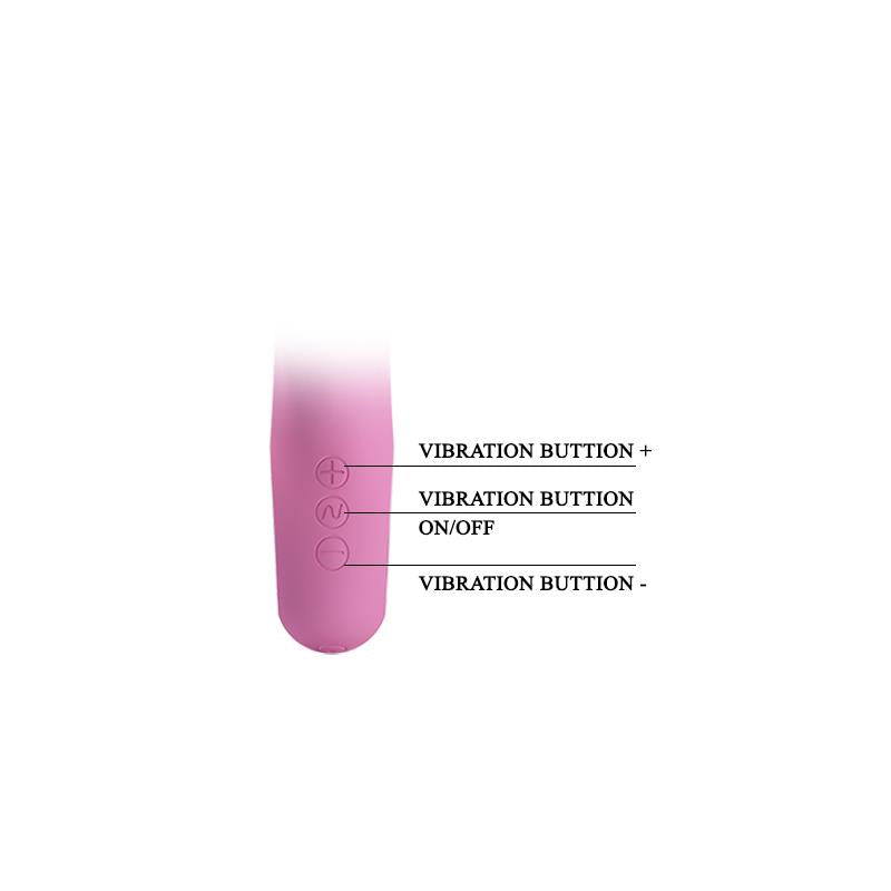 Vibrador Canrol USB Silicona Rosa Suave 6