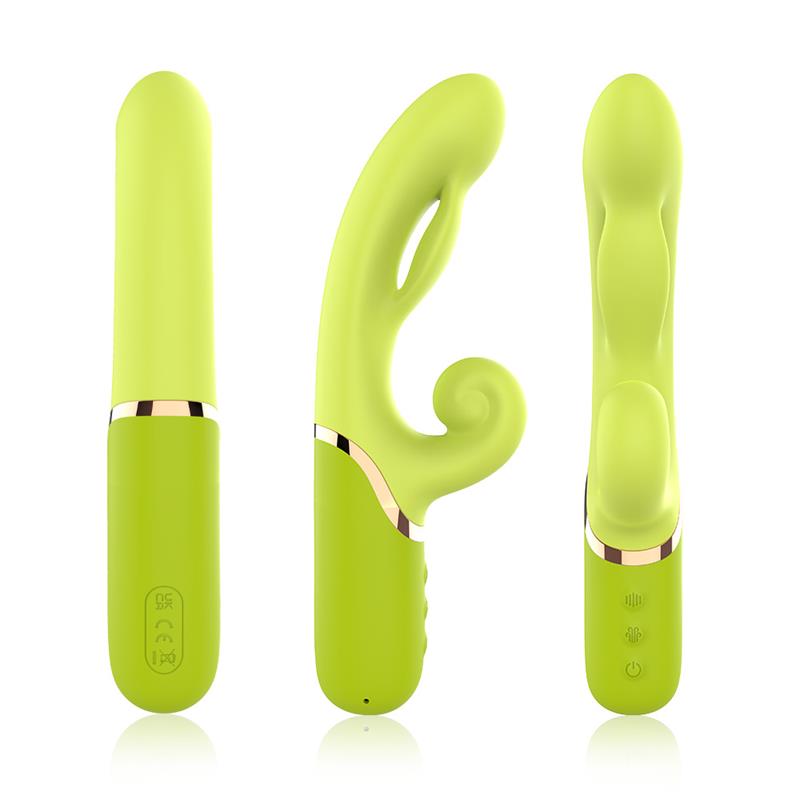 Vibrador con Función de Inflado Verde 8