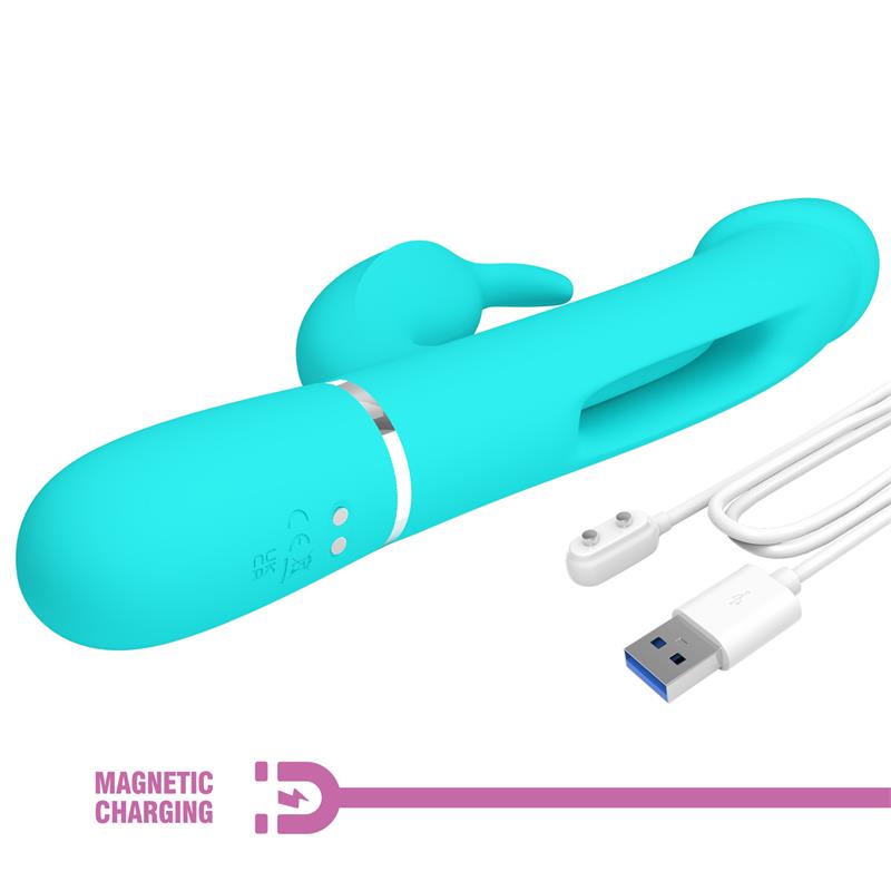 Vibrador con Lengua Kampas Verde 9