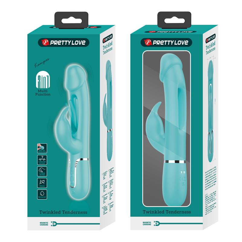 Vibrador con Lengua Kampas Verde 11