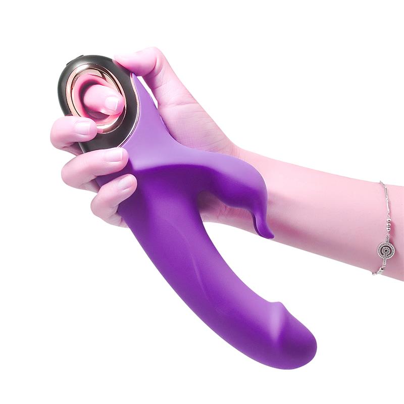 Vibrador con Rotación 360º Purpura 8
