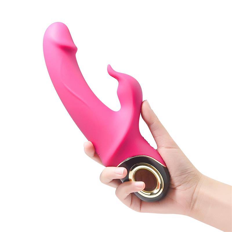Vibrador con Rotación 360º Rosa 8