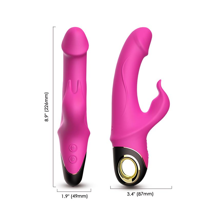 Vibrador con Rotación 360º Rosa 13