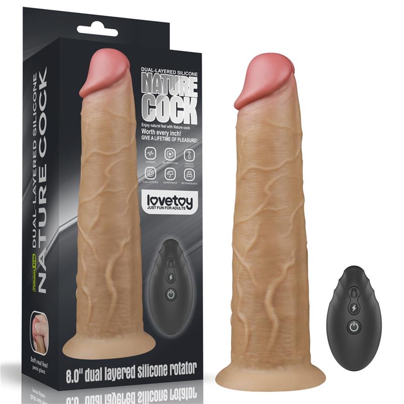 Vibrador con Rotación Doble Capa 8 12