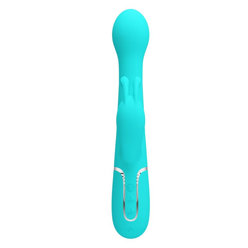 Vibrador con Thrusting y Bolas Rotatorias Dejon Azul 3