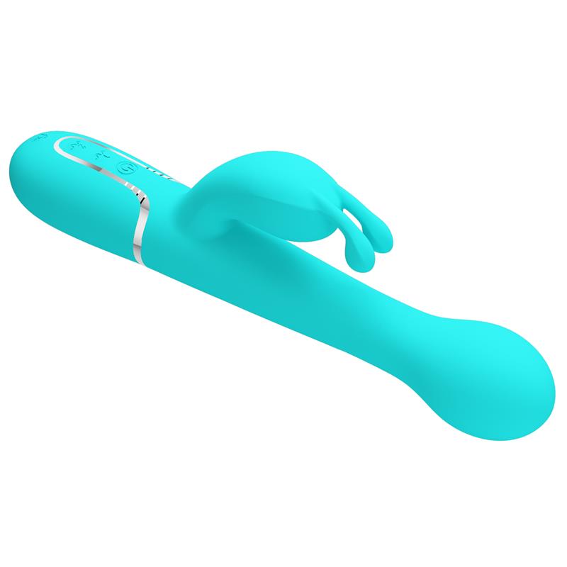 Vibrador con Thrusting y Bolas Rotatorias Dejon Azul 4