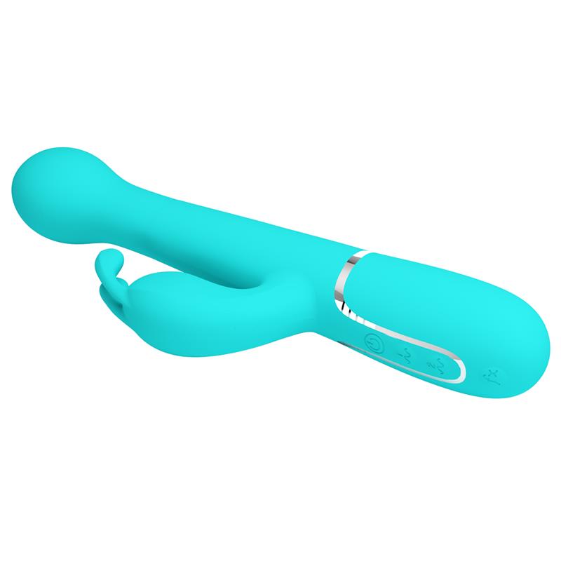 Vibrador con Thrusting y Bolas Rotatorias Dejon Azul 6