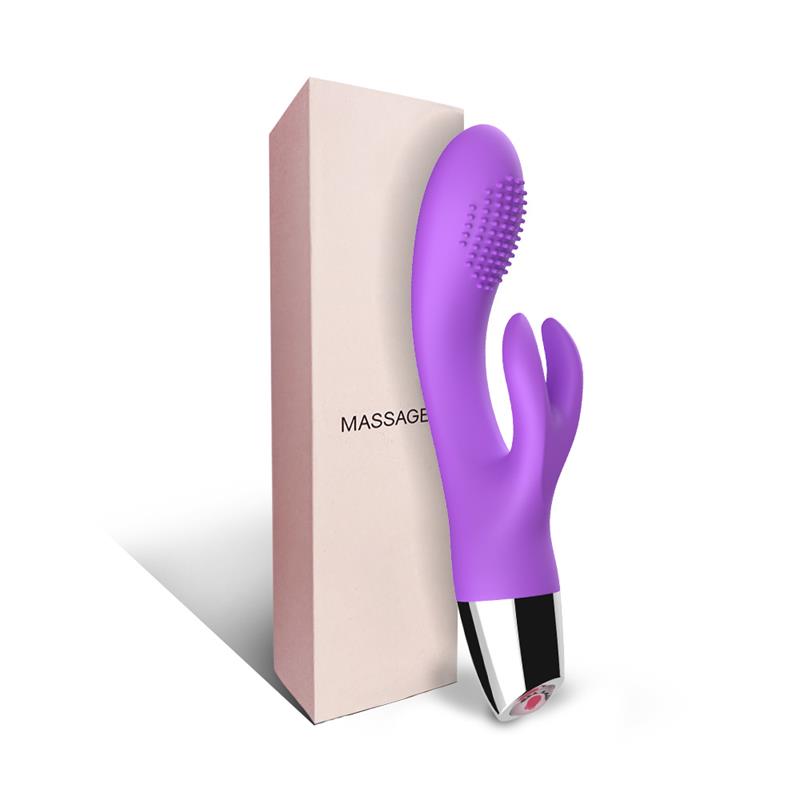 Vibrador Conejito Flexible Púrpura 3