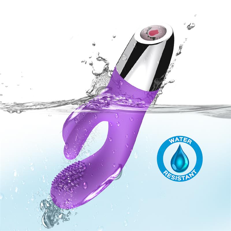 Vibrador Conejito Flexible Púrpura 9