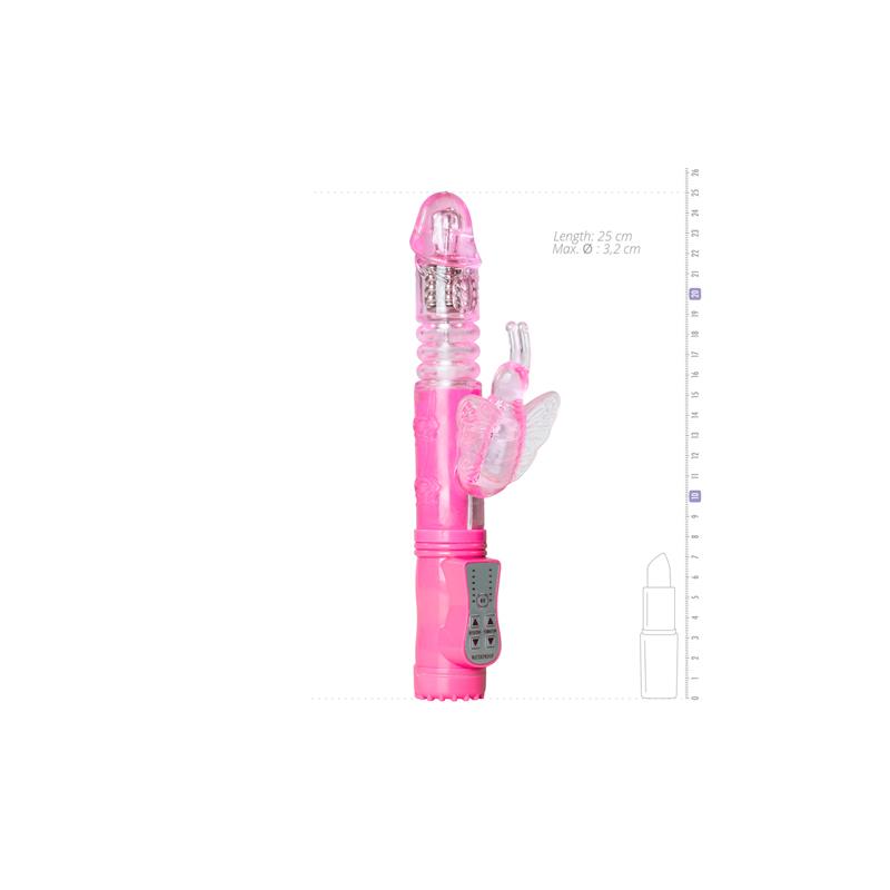 Vibrador de Conejito - Mariposa Rosa 4