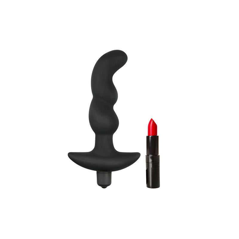 Vibrador Prostático Silicona Negro 4