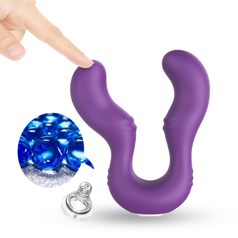 Vibrador Doble para Parejas Púrpura 3