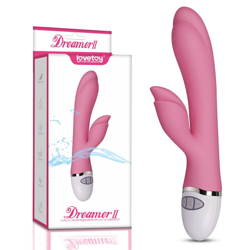 Vibrador Dreamer II USB Rosa 7