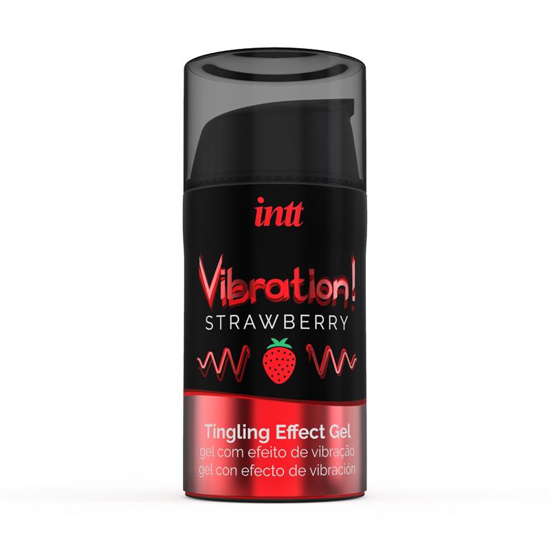 Vibrador Liquido Efecto Calor Aroma Fresa 15 ml 2