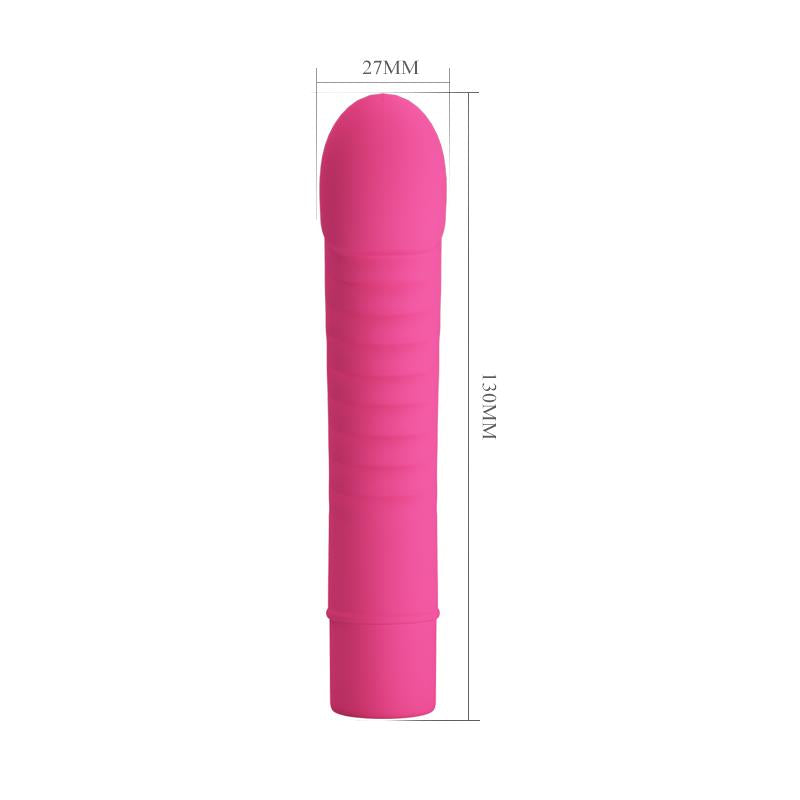 Vibrador Mick Silicona Rosa 6