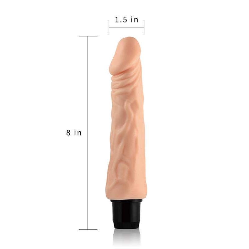 Vibrador Real Feel 8 Natural 6