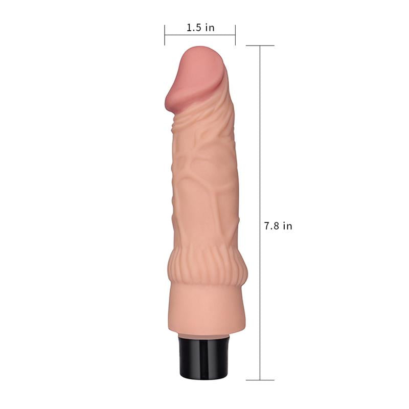 Vibrador Real Softee 7.8 Natural 7