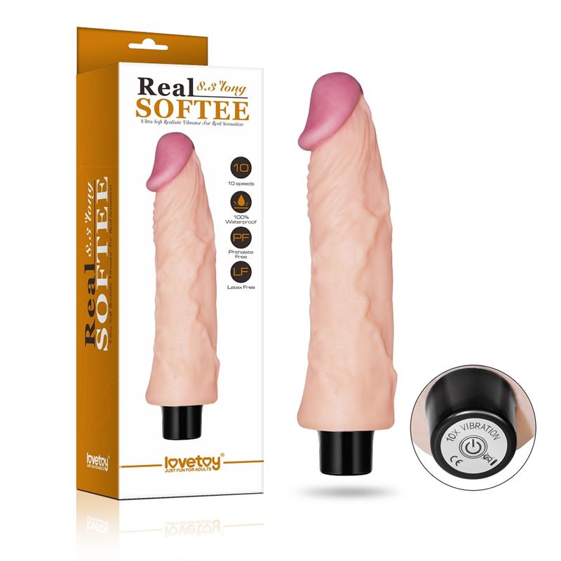 Vibrador Real Softee 8 Natural 8