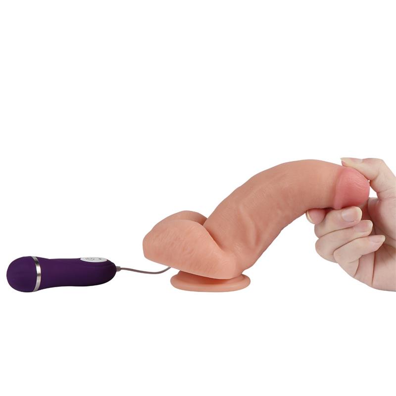 Vibrador Realista Control Remoto Red Eagle 17 cm 6