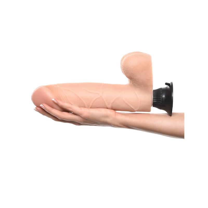 Vibrador Realista No. 10 25,4 cm Natural