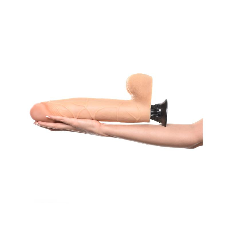 Vibrador Realista No 12 30,5 cm Natural