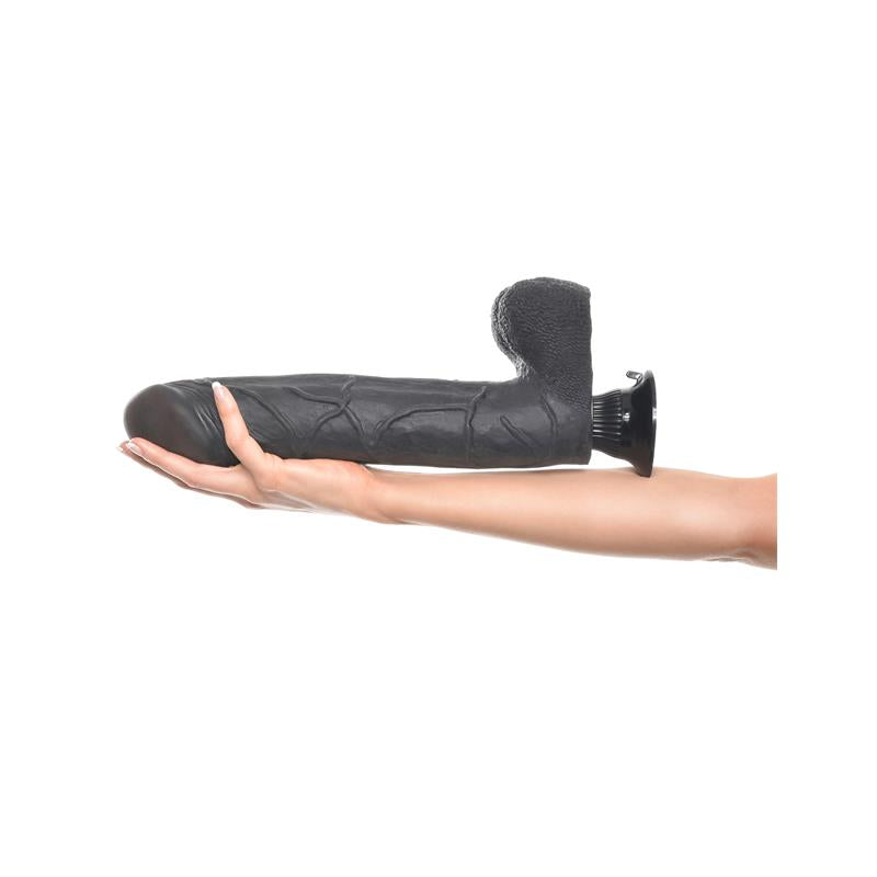 Vibrador Realista No. 12 30,5 cm Negro