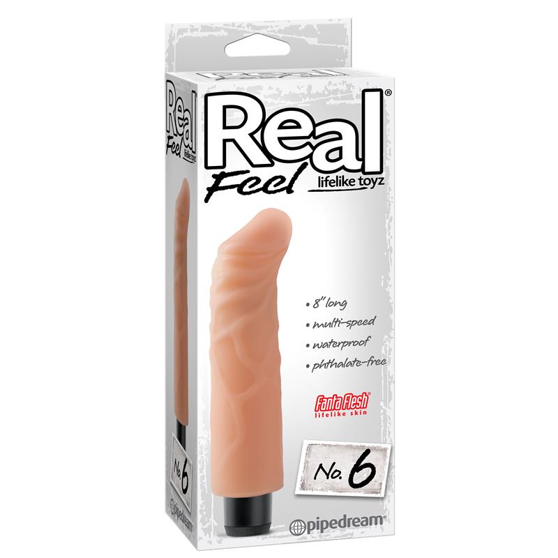 Vibrador Realista No. 6 Natural