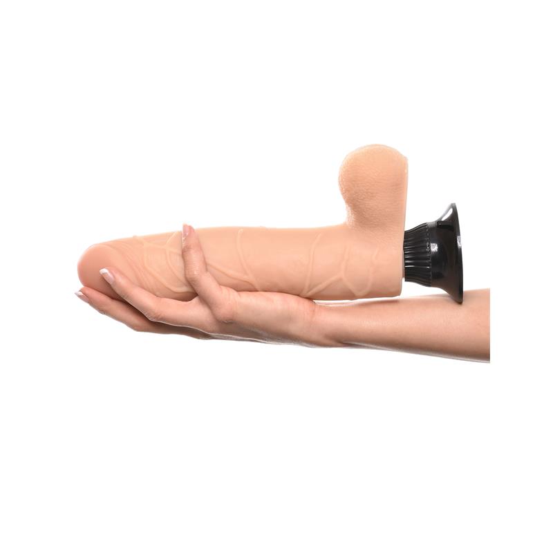 Vibrador Realista No. 9 24,1 cm Natural