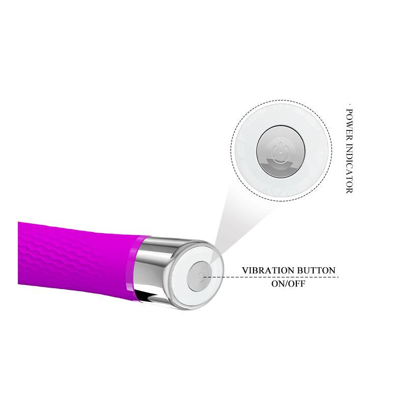 Vibrador Sebastian Silicona Purpura 7