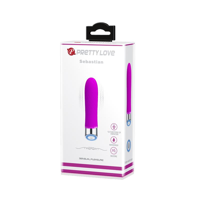 Vibrador Sebastian Silicona Purpura 9