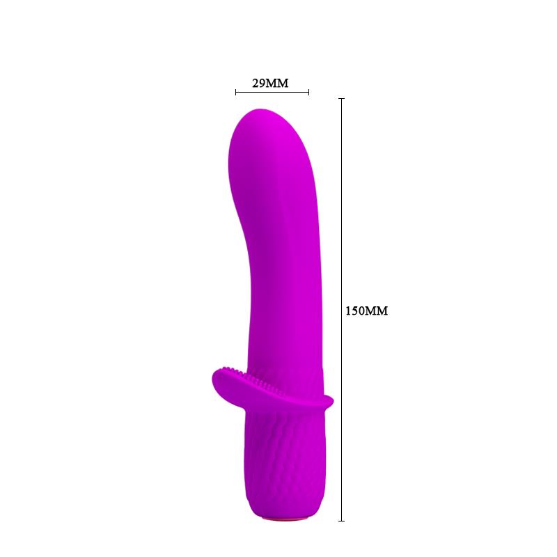Vibrador Troy USB Silicone Purpura 5