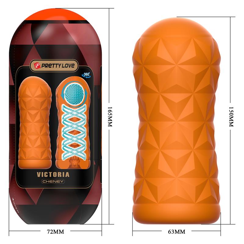 Victoria Cheney Masturbador Manual Bola Giratoria 8