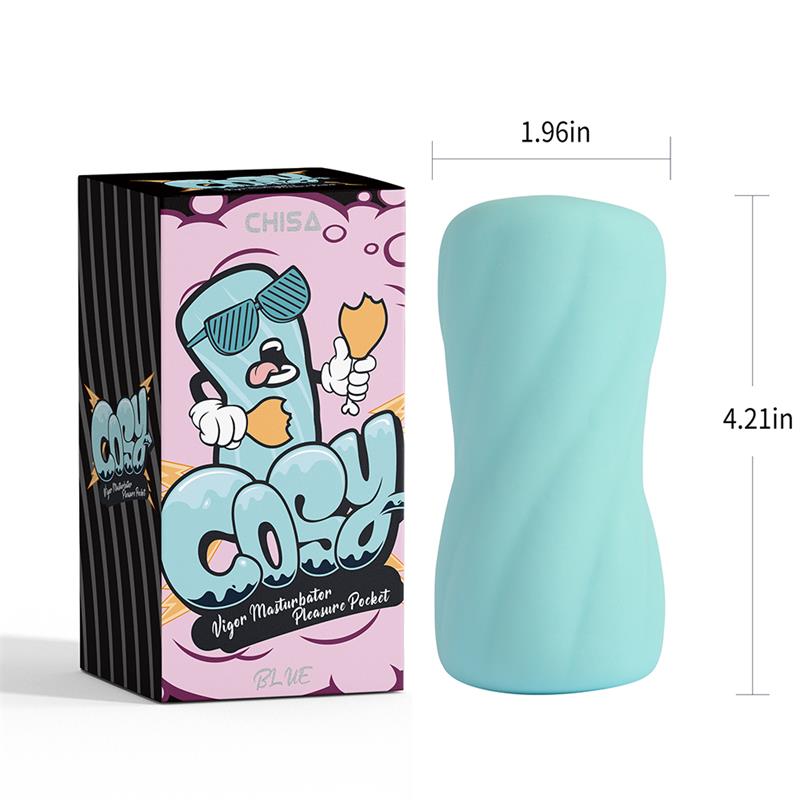 Vigor Masturbador Pleasure Pocket Azul