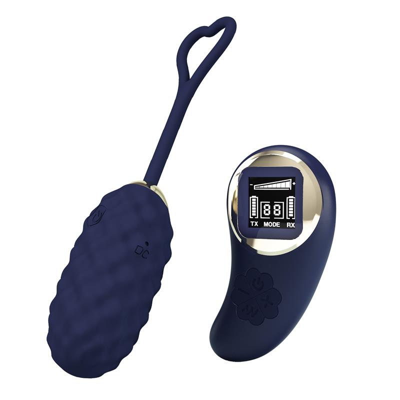 Vivian Huevo Vibrador con Control Remoto con Pantalla Digital Azul 3