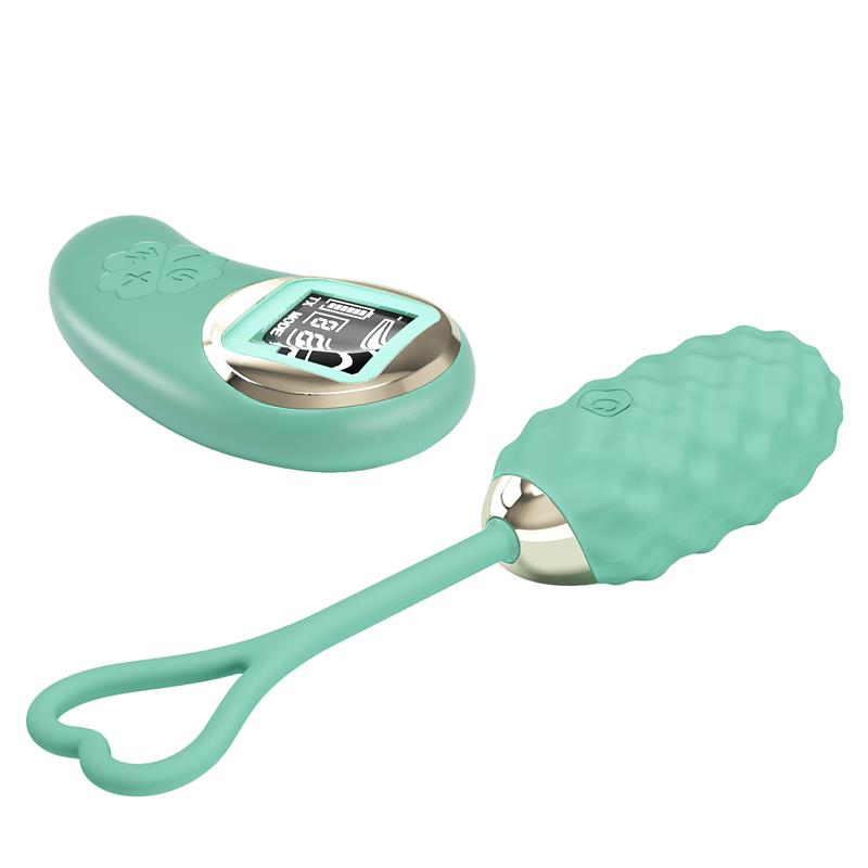 Vivian Huevo Vibrador con Control Remoto Pantalla Digital Verde 4