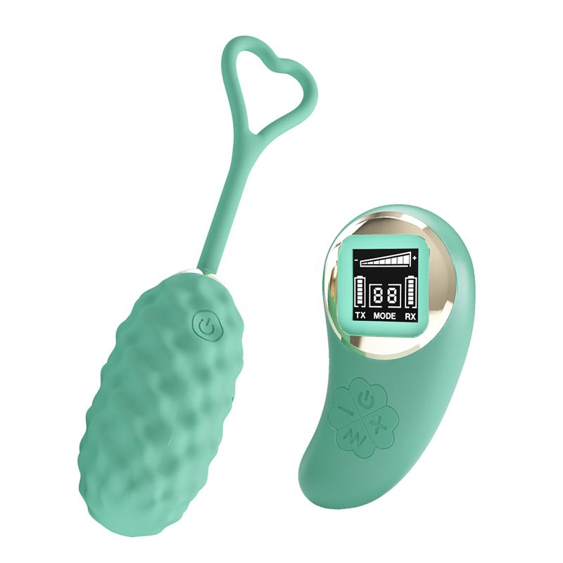 Vivian Huevo Vibrador con Control Remoto Pantalla Digital Verde 2