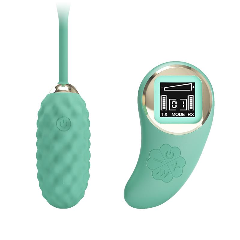 Vivian Huevo Vibrador con Control Remoto Pantalla Digital Verde 3