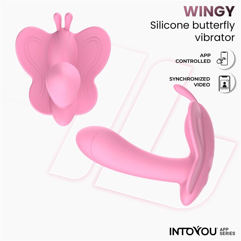 Wingy Estimulador Mariposa con APP Rosa
