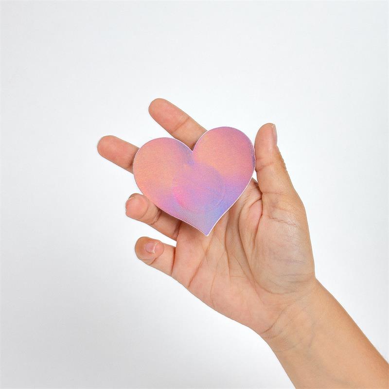 Wow Boobs! Pezoneras Corazón Holográficos 3
