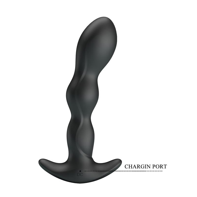 Yale Plug Anal con Vibración Negro