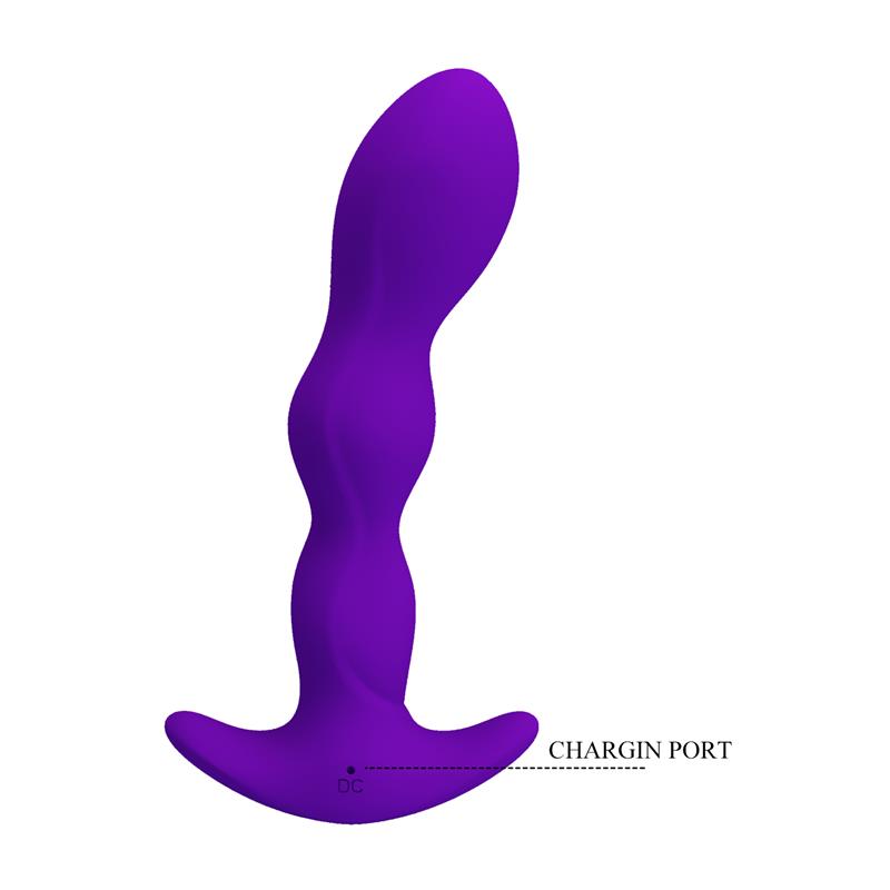 Yale Plug Anal con Vibración Púrpura