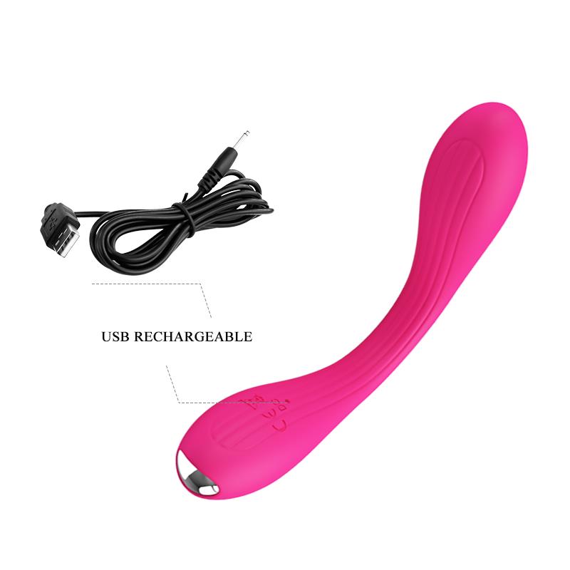 Yedda Vibrador con Esqueleto Punto G Rosa 10