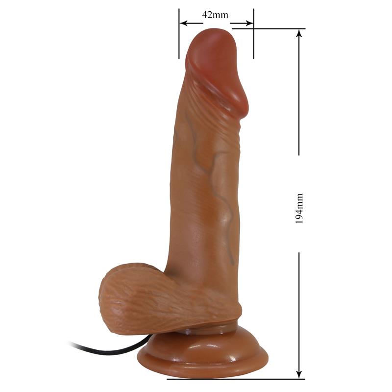 Zebulon Vibrador Realista 7.6