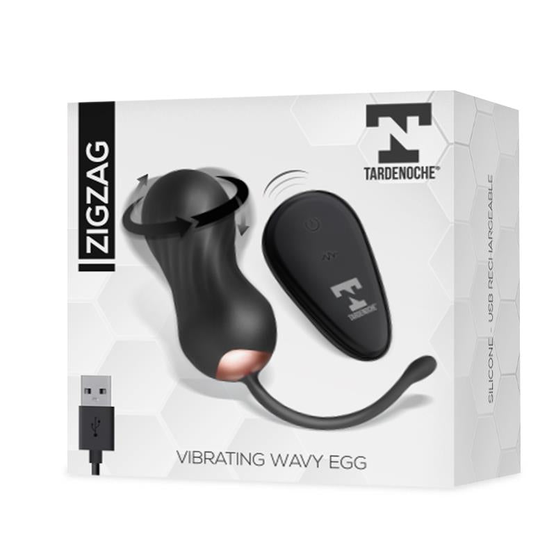 Zigzag Huevo Zigzageante y Vibrador con Control Remoto 2